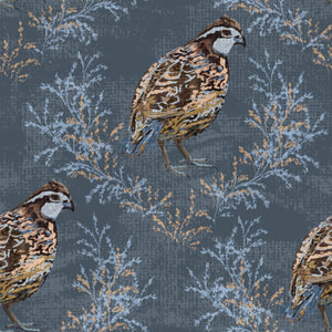 *New* Bob Quail-Blue (fabric)