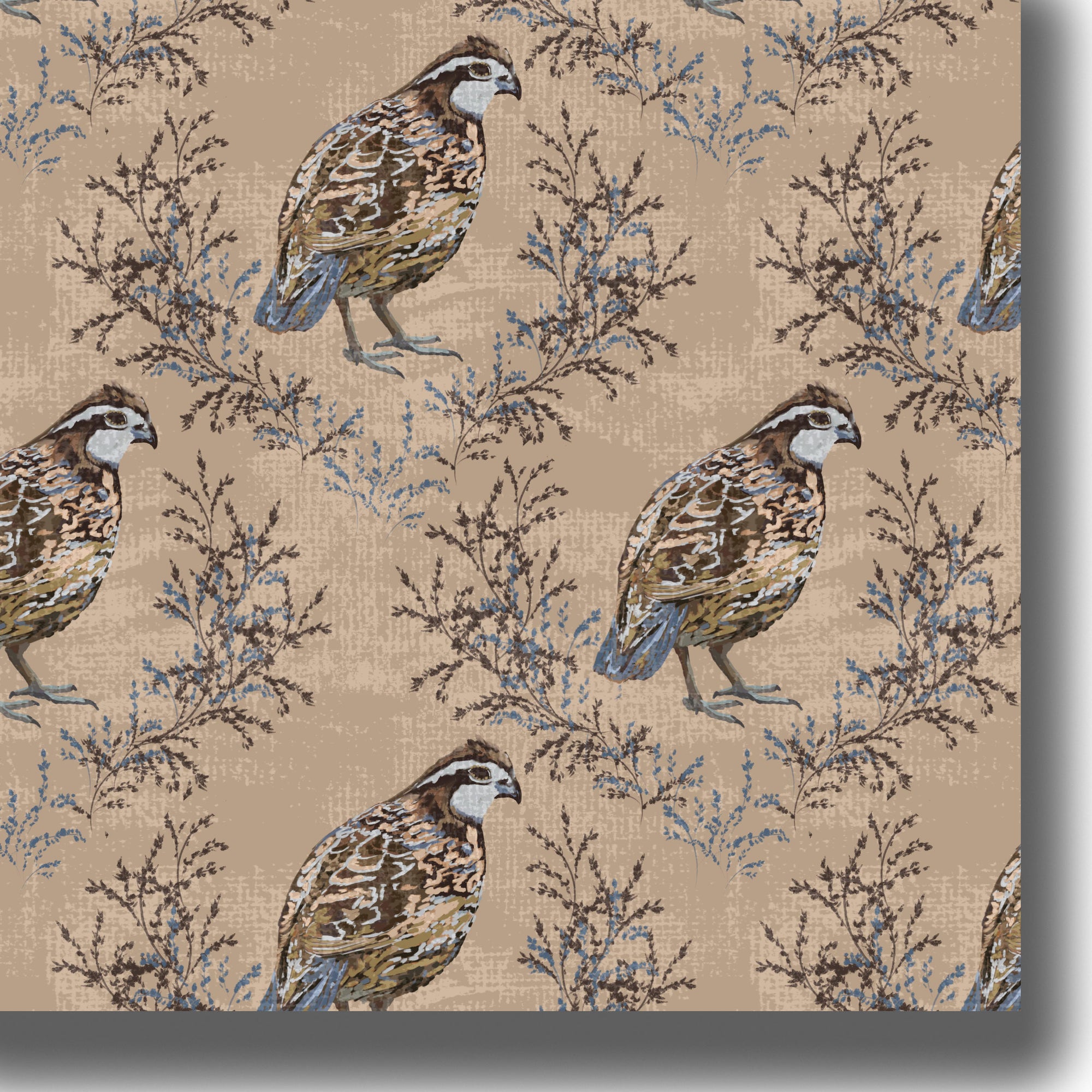 *New* Bob Quail-Bisque (fabric)