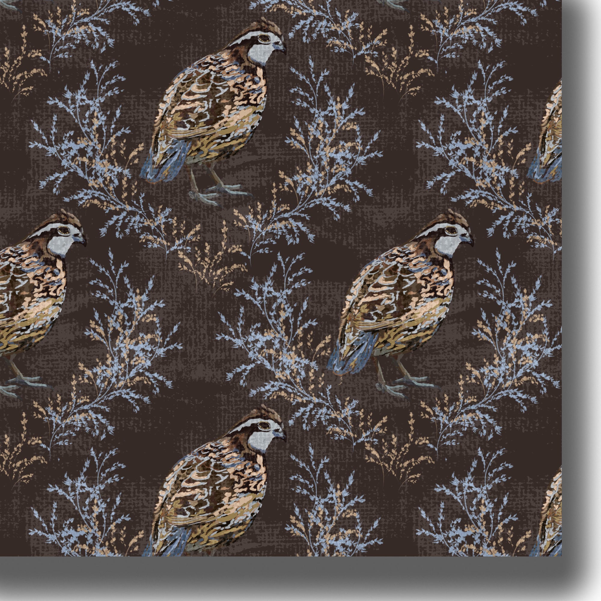 *New* Bob Quail-Brown (fabric)