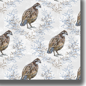 *New* Bob Quail-White (fabric)