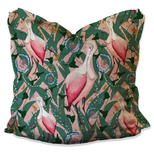 Scarlett Spoonbill Pillow