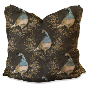 Calli Quail Brown Pillow