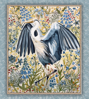 Clayton Blue Heron Print