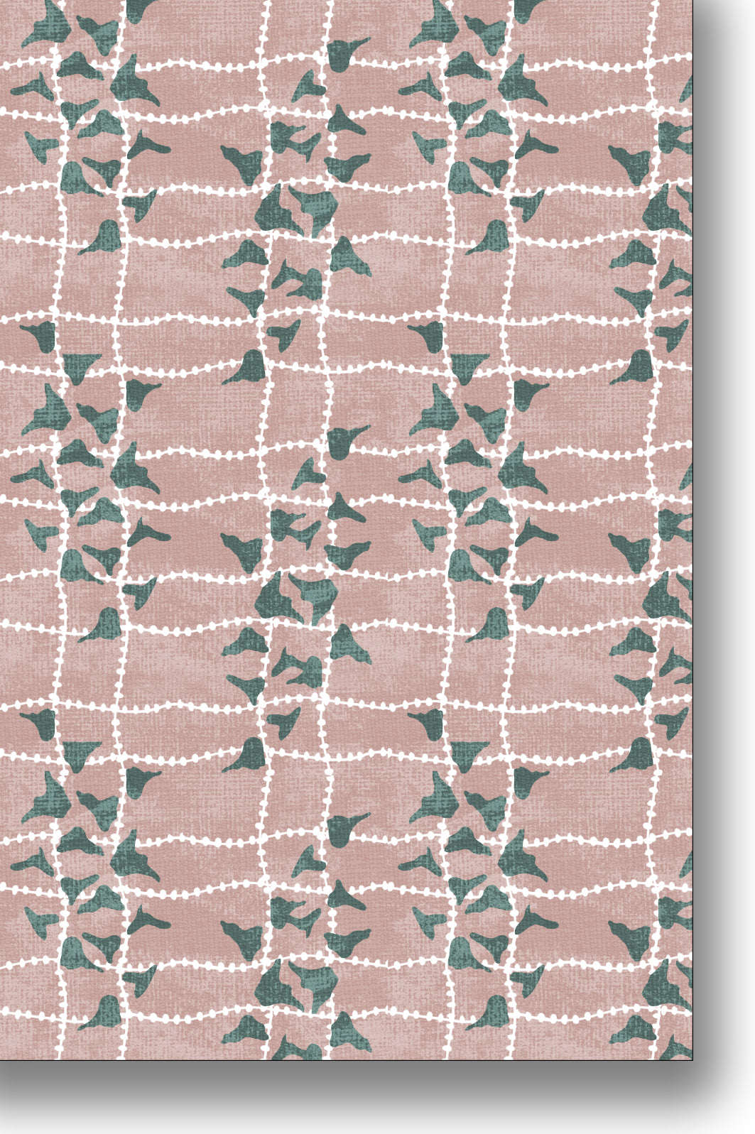 Leafy Lattice Pink