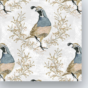 Calli Quail-White (Fabric)